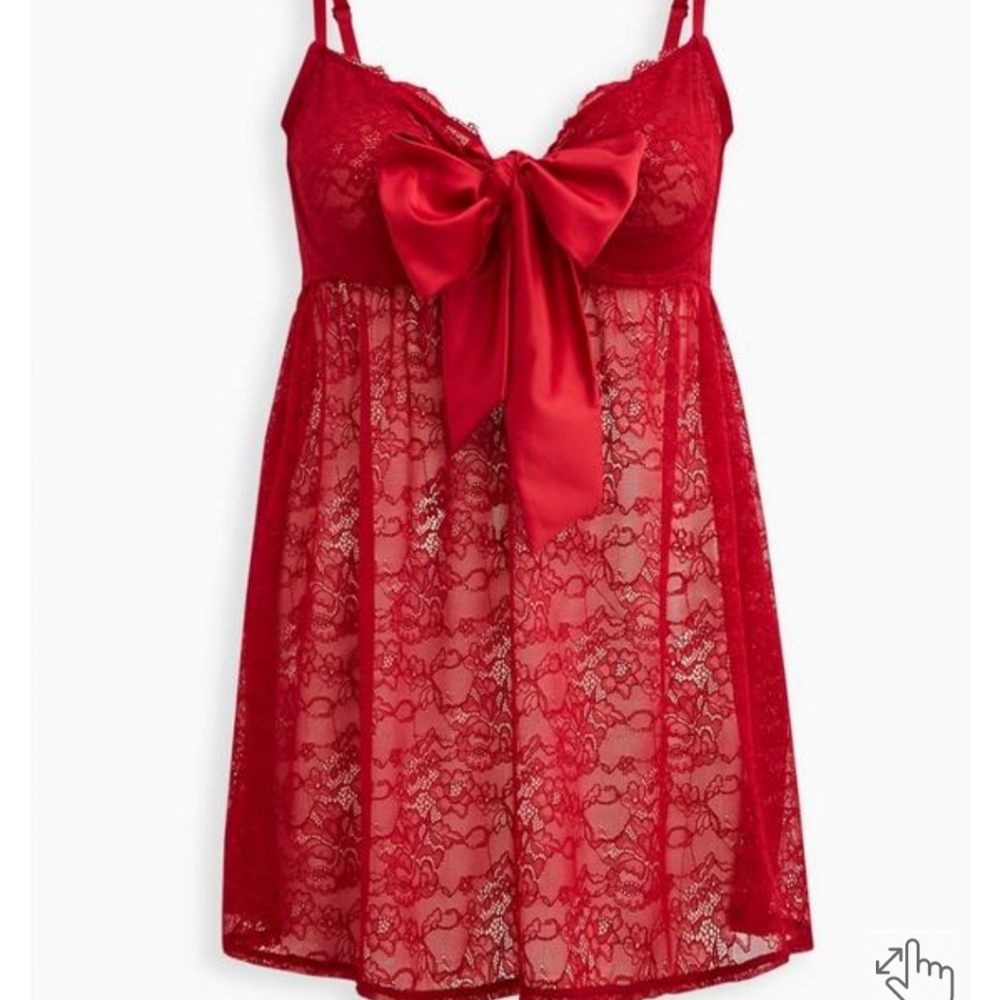 Torrid underwire lace babydoll